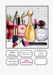 Perfumes and cosmetics for Birthday or Mothers Day