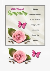 Sympathy Card Topper