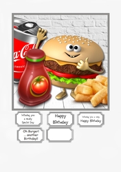 Oh Burger!!....another Birthday!!
