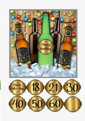 Beer, Birthday, Milestone Birthday or Fathers Day