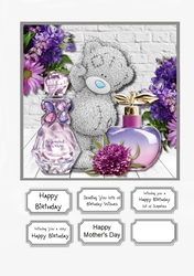 Tatty Teddy With Perfume and Flowers