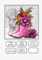 Tatty Teddy with Flowers