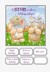 If Sisters were flowers.....Id always pick you!!
