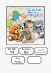 The Laundry is about to get super cute New Baby card topper