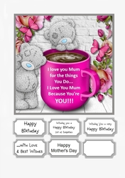 Tatty Teddy I Love You Mum for Birthday or Mothers Day