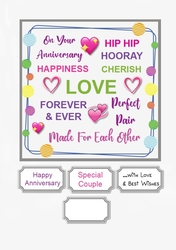 Anniversary Card Topper