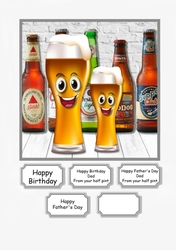 Happy Birthday/Fathers Day from your half pint