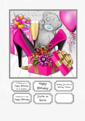 Tatty Teddy with Birthday Gifts