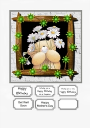 Forever Friends in Frame for Birthday, Mothers Day or Get Well Soon