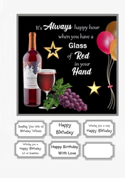 Happy Hour Glass of Red