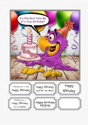 A Little Bird Tells Me Its Your Birthday!!