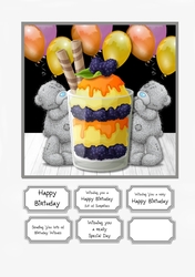 Tatty Teddy with Desserts