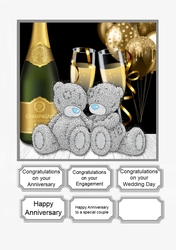 Tatty Teddy for Anniversary, Wedding Day or Engagement
