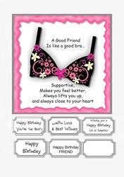 A Good Friend is like a Good Bra...