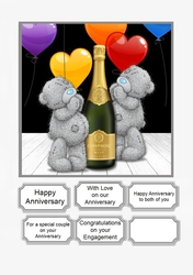 Tatty Teddy Anniversary or Engagement