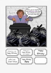 Mrs Brown Humorous Card Topper