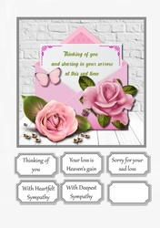Sympathy Card Topper