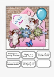 Cute Mice Get Well Soon