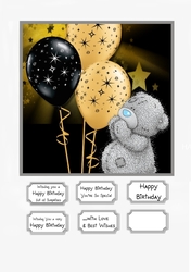 Tatty Teddy with Balloons