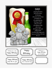 Tatty Teddy Best DAD Birthday