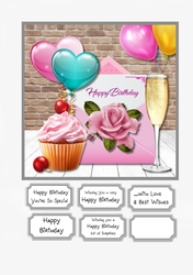 Ladies Card Topper