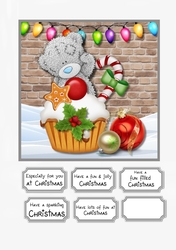 Tatty Teddy Christmas Cupcake