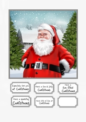 Santa Card Topper