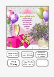 Amazing Work Bestie Birthday
