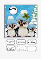 Cute Christmas Penguins