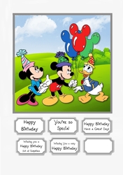 Mickey and Friends Birthday