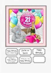 Tatty Teddy 21st Birthday