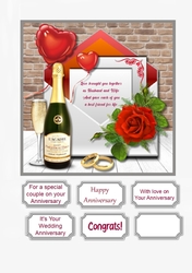 Anniversary with verse on front