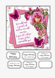 Birthday Friend with verse