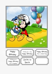 Donald and Mickey Birthday