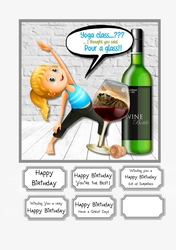 Yoga Class??....I thought you said Pour a Glass!!