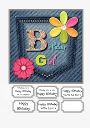 Birthday Girl Denim Pocket