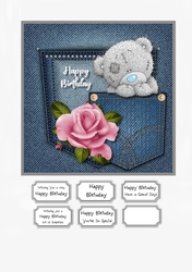 Tatty Teddy Denim Pocket