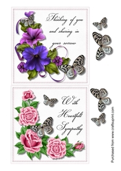 Sympathy toppers x 2