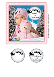 Baby girls first Christmas