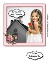 Girl First Holy Communion/Confirmation Day