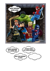 Lego Super Heroes Birthday