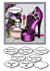 Shoe Box purple
