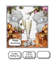 Tatty teddy Anniversary or Wedding