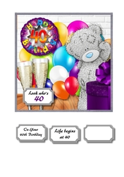 Tatty teddy look whos 40