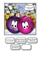 Happy Christmas Baubles