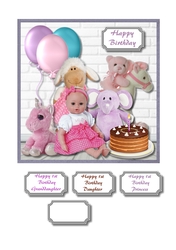 Baby girl 1st birthday