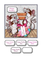 Mice with candy jar