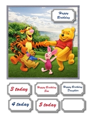 Winnie the Pooh and friends