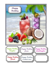 Cocktails on the beach