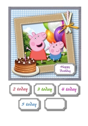 Peppa Pig and George